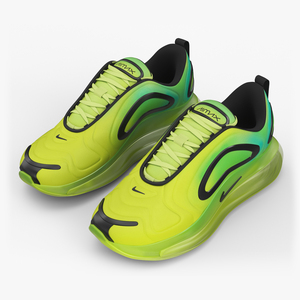 Nike Air Sneakers 720 Volt Green 3D