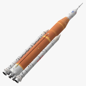 NASA Space Launch System 3D model