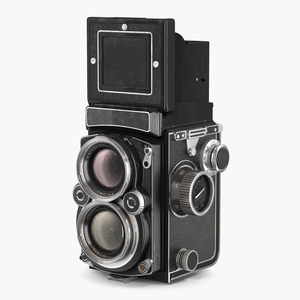 3D Old Twin Lens Camera Generic model