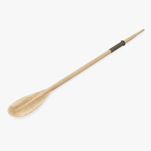 3D model Wooden Boat Oar