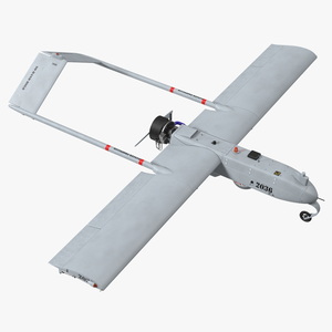 Unmanned Aerial Vehicle UAV Drone AAI RQ 7 Shadow 3D model