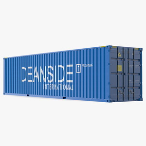 3D 40 Foot Shipping Container