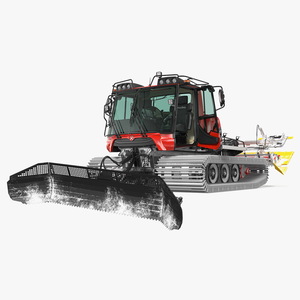 3D model PISTENBULLY 100 Snowcat Rigged