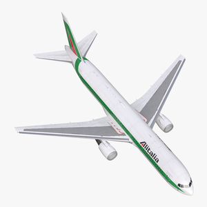 3D model Boeing 767 300 Alitalia Rigged