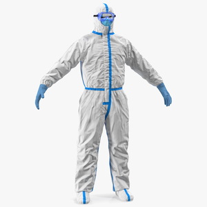 3D model Disposable Isolation Suit