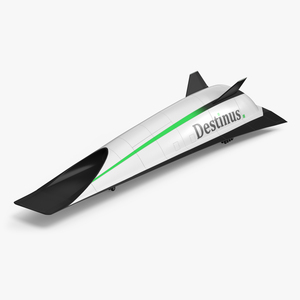 3D Destinus S Hypersonic Passenger Plane New