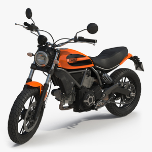 3D model Ducati Scrambler Sixty2 Rigged