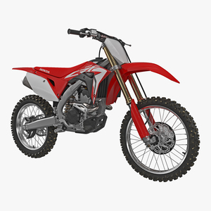 3D Competition Motorcycle Honda CRF250R 2018