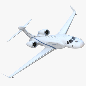 Electronic Surveillance Aircraft in Flight 3D