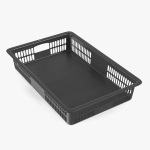 3D model Plastic Basket Black