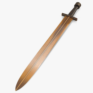 3D Greek Xiphos Sword model