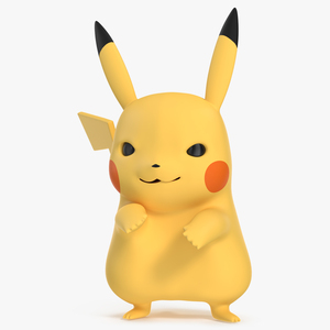 Anime Character Pikachu Angry 3D model