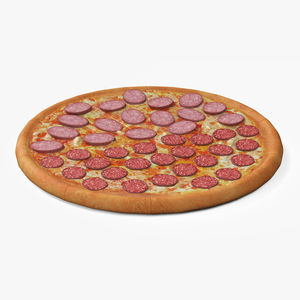 3D model Classic Salami Pizza