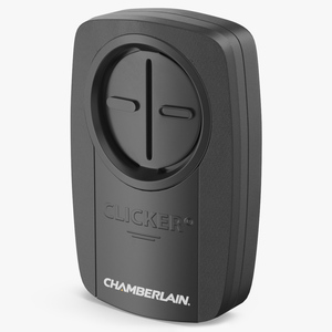 3D Chamberlain Garage Door Remote Black