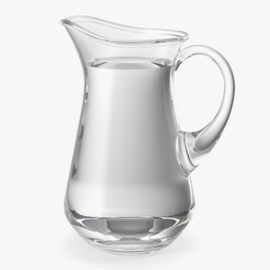 3D model Glass Jug With Water