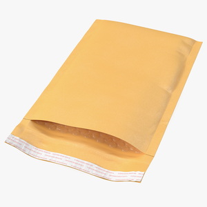 3D model Kraft Paper Bubble Mailer Open