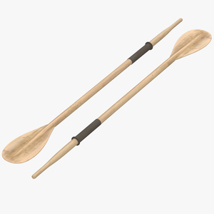 3D Wooden Paddle model