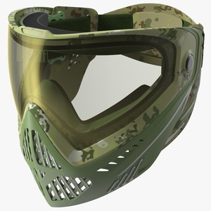 Airsoft Full Face Mask Camo 3D