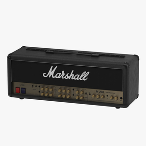 3D model Guitar Amplifier Head Marshall