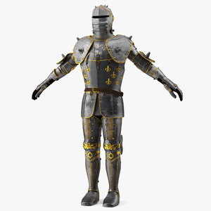 3D Medieval Knight Armor Suit