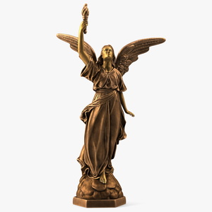 3D model Heavens Angel Cast Bronze