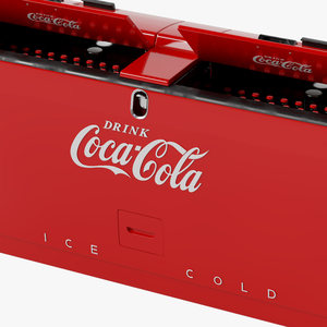 3D model Double Cooler with Coca Cola Inside