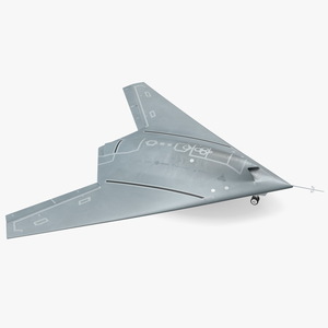 Stealth UCAV Rigged 3D model