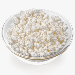 3D model Cottage Cheese Glass Bowl