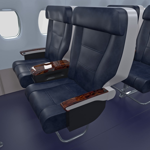 First Class Passenger Cabin 3D