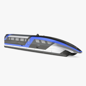 3D Magnetic Levitation Train Locomotive