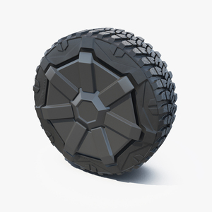 Tesla Cybertruck Wheel 3D