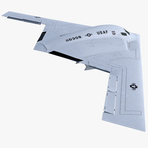 B-21 Raider Long-Range Aircraft Rigged for Cinema 4D 3D