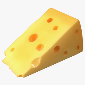 3D Swiss Cheese Wedge model