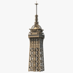 Top of Eiffel Tower 3D model