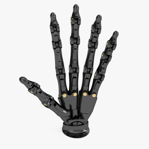 3D Robotic Hand Black model