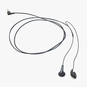 Sony Vintage In-Ear Headphones Rolled 3D
