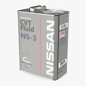 Nissan CVT Fluid 4L Metal Can 3D model