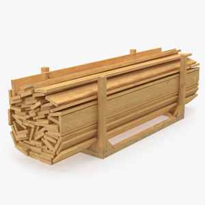 3D Lumber Boards Storage