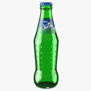 Sprite Glass Bottle 3D model