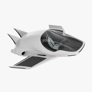 3D Futuristic Air Concept Car