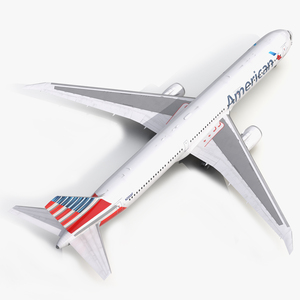 Boeing 767 400ER American Airlines 3D model