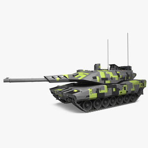 3D Rheinmetall Panther KF51 Main Battle Tank