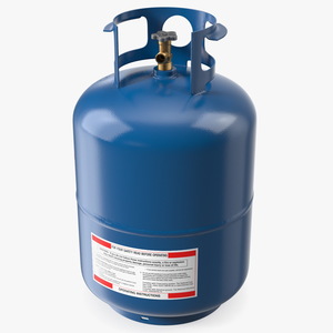 3D model Propane Gas Cylinder Tank