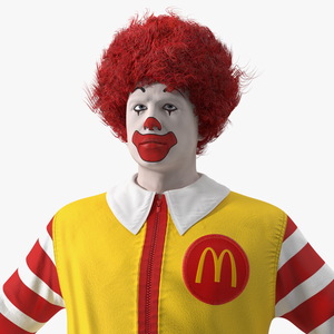 McDonalds Clown Fur 3D model