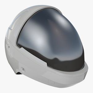 3D Futuristic Astronaut Space Helmet model