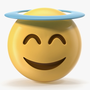 3D model Halo Emoji