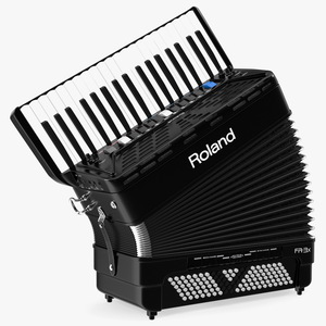 3D model Digital Accordion Roland FR3-X