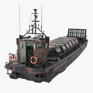 Landing Craft Vehicle Personnel MK5 Rigged 3D