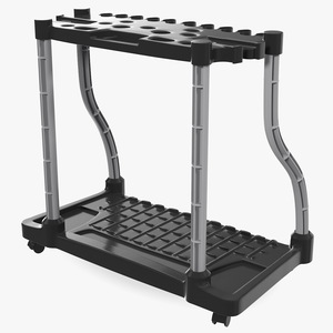 Garden Tool Tower Rack 3D