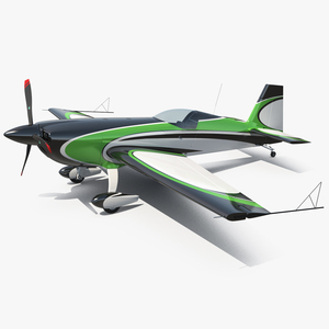 3D Aerobatic Monoplane Aircraft model